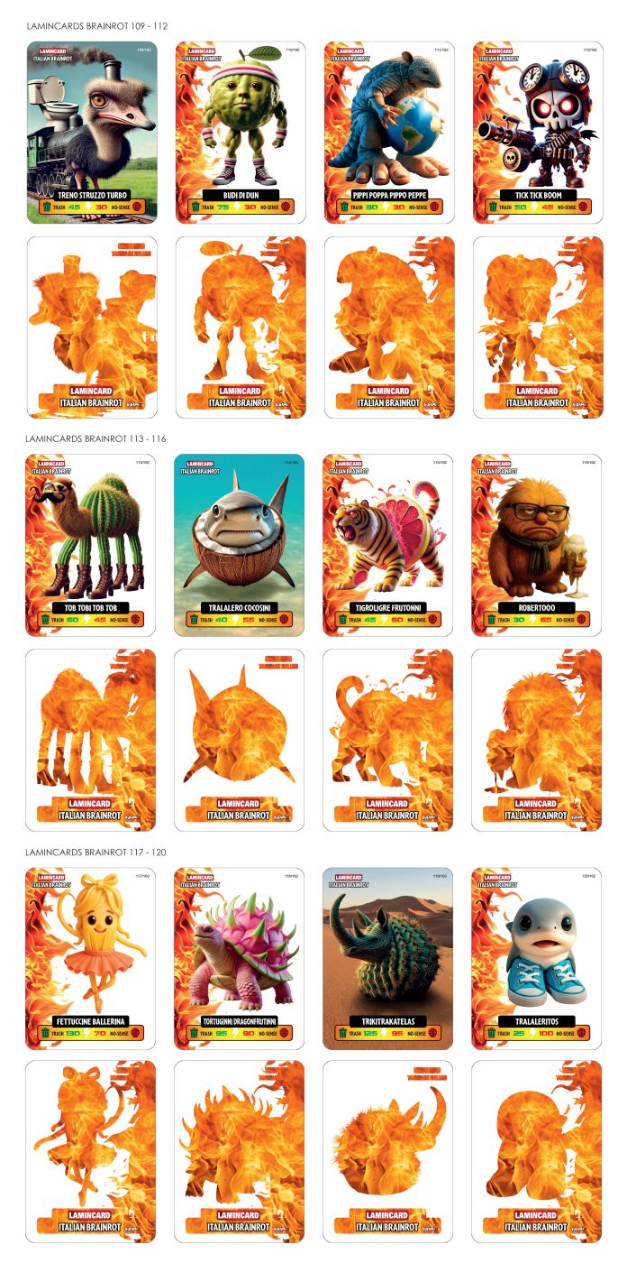 LAMINCARD ITALIAN BRAINROT