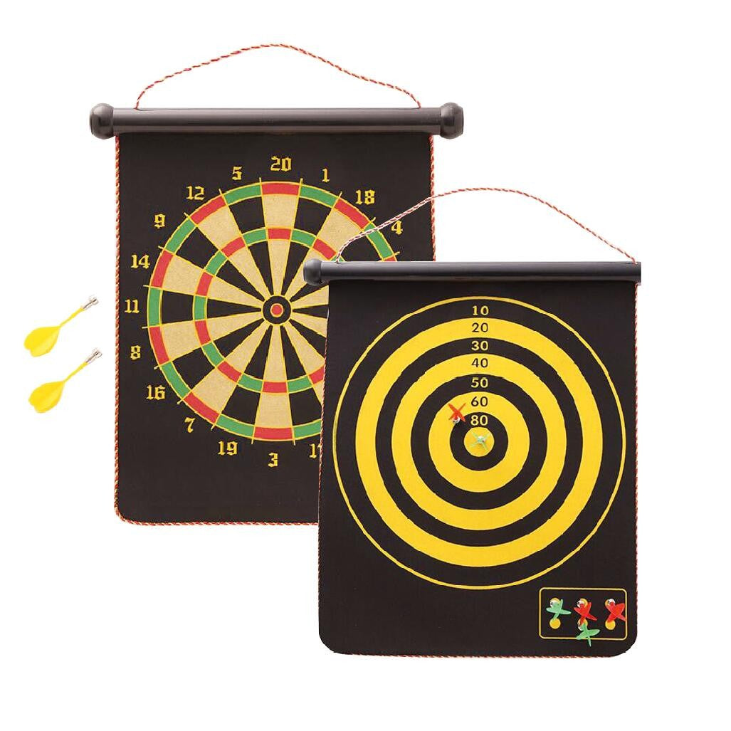 Set Joc Darts Doua Fete Pentru Joc, 6 Sageti Incluse, Magnetic, Dimensiuni, Design Clasic