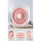 Mini asztali ventilátor USB-vel, 360 fokos forgatás, 3 sebesség, 1500 Ma, 13,5 x 12,8