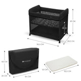 PATUT DE CALATORIE KINDERKRAFT MOON DREAM, BLACK