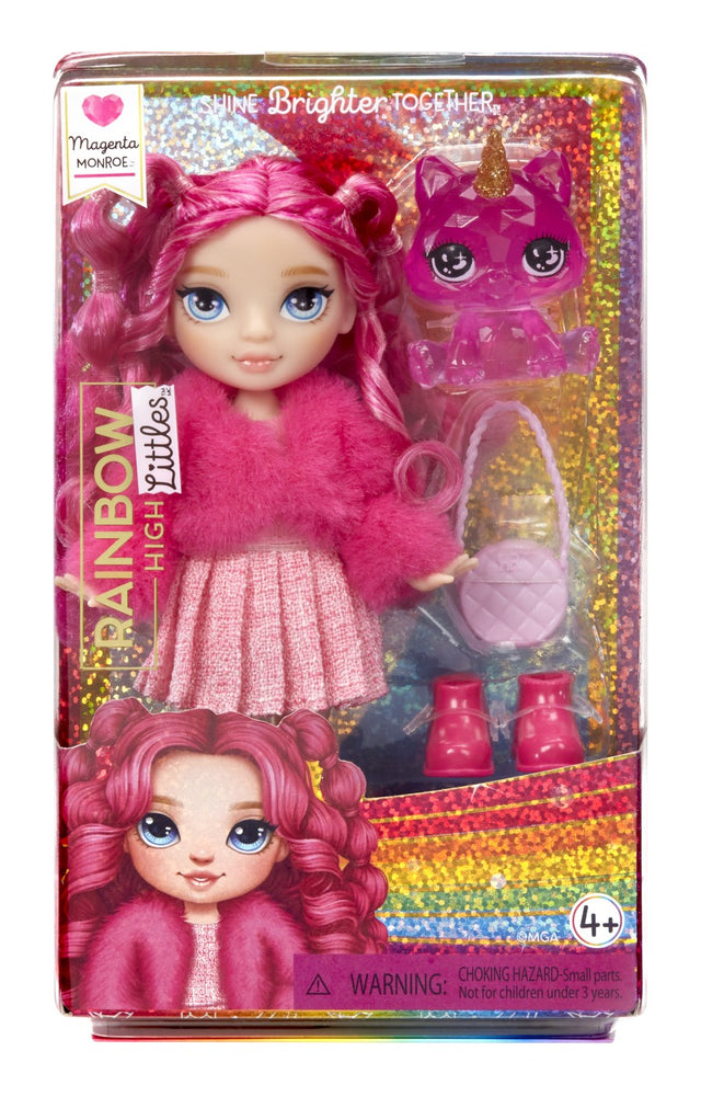 RAINBOW HIGH LITTLES PAPUSA MAGENTA MONROE