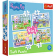PUZZLE TREFL 4IN1 PEPPA PIG