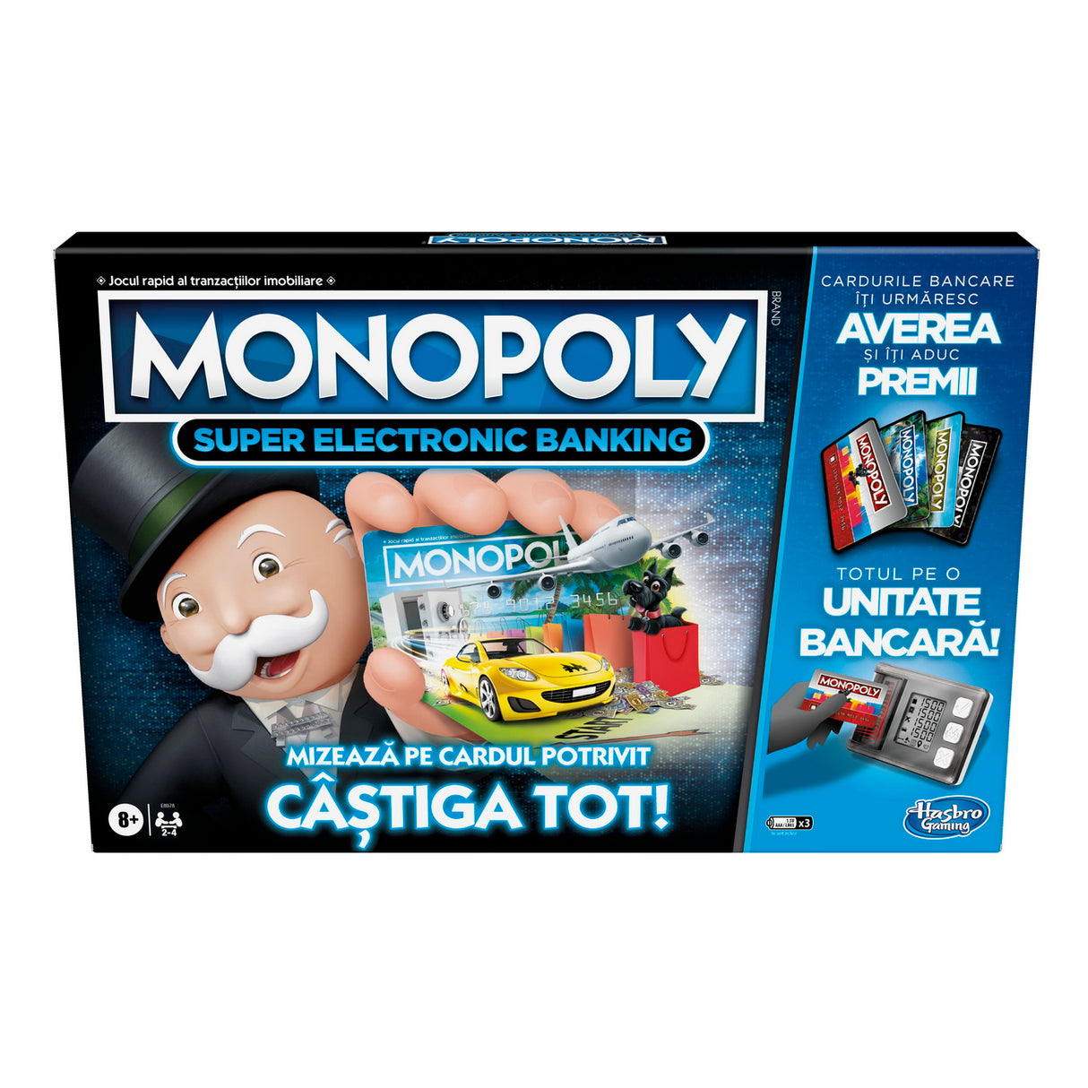 MONOPOLY SUPER ELECTRONIC BANKING - CASTIGA TOT in limba romana