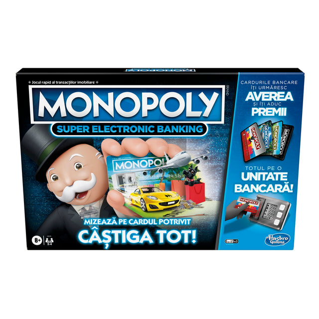 MONOPOLY SUPER ELECTRONIC BANKING - CASTIGA TOT in limba romana