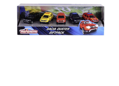 MAJORETTE DACIA DUSTER SET 5 MASINUTE SCARA 1:64