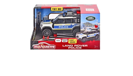 MAJORETTE MASINA DE POLITIE LAND ROVER CU LUMINI SI SUNETE