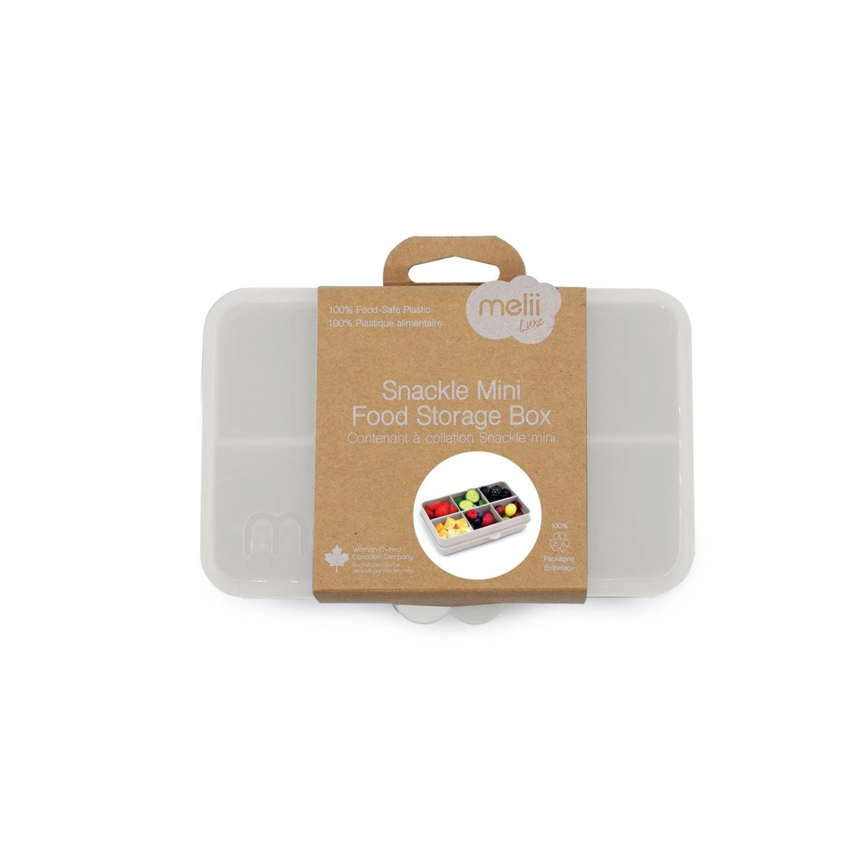 CUTIE SNACK 6 COMPARTIMENTE, MELII LUXE, IVORY