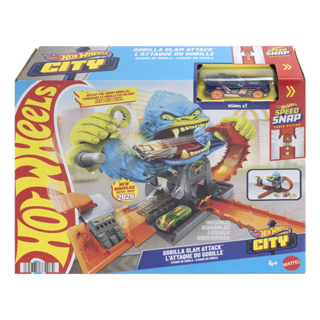 HOT WHEELS CITY PISTA INAMICILOR ATACUL GORILEI