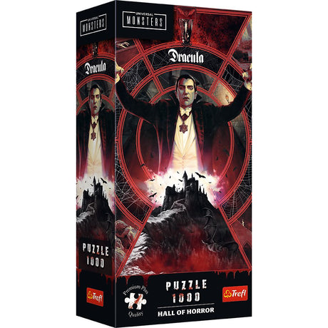 PUZZLE TREFL 1000 PREMIUM PLUS UNIVERSAL MONSTERS SALA GROAZEI DRACULA