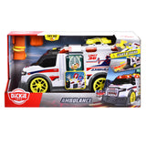 DICKIE TOYS AMBULANTA CU LUMINI SI SUNETE 35.5CM