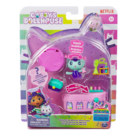 GABBYS DOLLHOUSE BOBBLE KITTY MERCAT SI CAMERA POTIUNILOR
