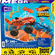 HOT WHEELS MONSTER TRUCK MEGA SET CONSTRUCTIE CURSA TIGER SHARK CHOMP