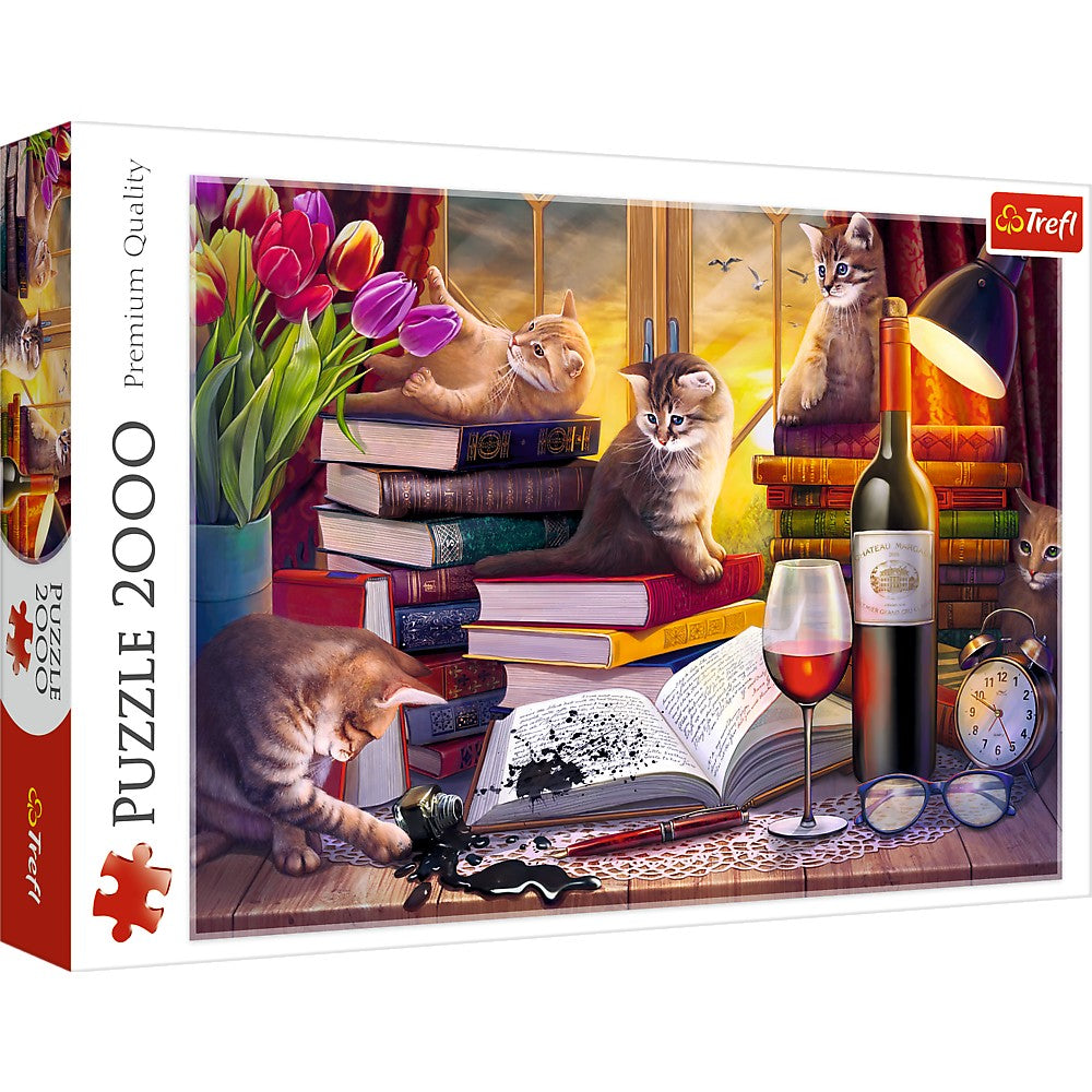 PUZZLE TREFL 2000 NOAPTEA PISICILOR