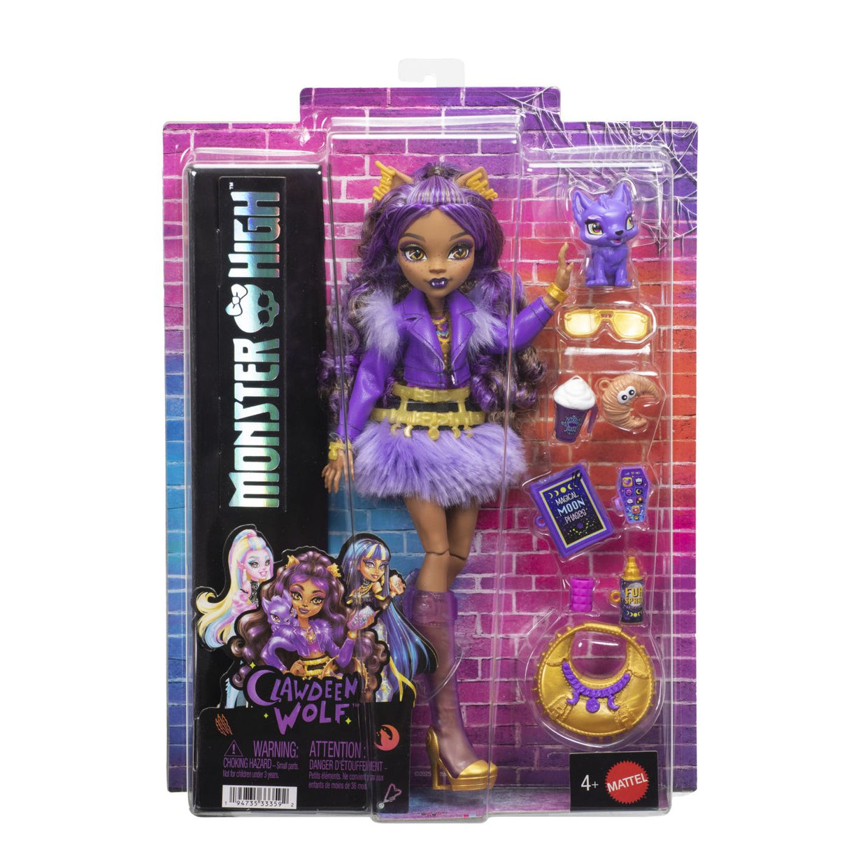 MONSTER HIGH PAPUSA CLAWDEEN WOLF CU ACCESORII