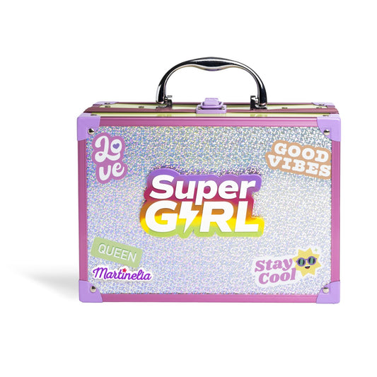 MARTINELIA SUPERGIRL TRUSA DE MACHIAJ CU OGLINDA LED