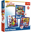 PUZZLE TREFL 3IN1 MARVEL SPIDEY SI PRIETENII LUI EXTRAORDINARI