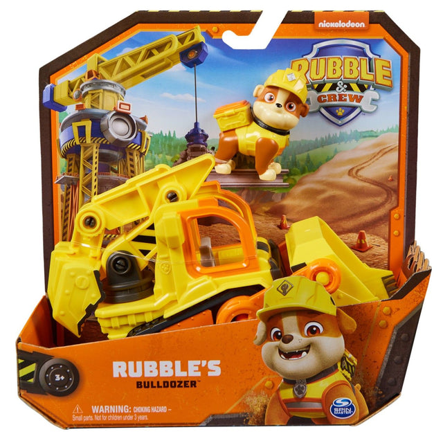 PATRULA CATELUSILOR RUBBLE SI ECHIPA VEHICULE DE BAZA BULDOZER