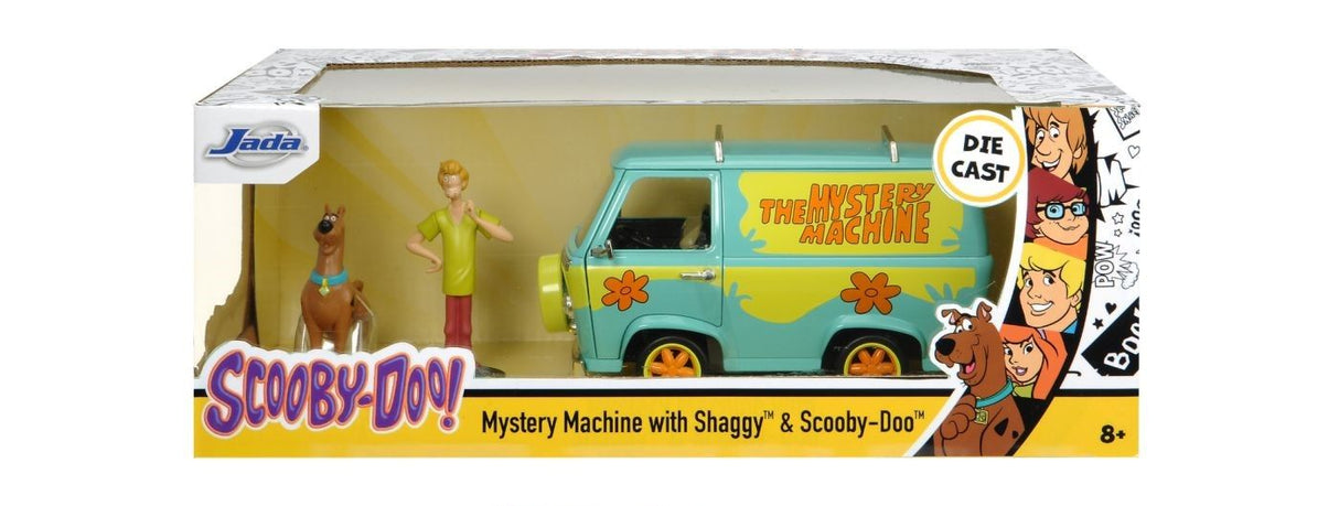 JADA SCOOBY DOO SET DUBA METALICA MISTERIOASA SCARA 1 LA 24 SI 2 FIGURINE