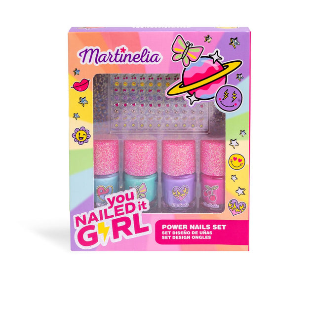 MARTINELIA SUPER GIRL SET 4 LACURI DE UNGHII SI ACCESORII
