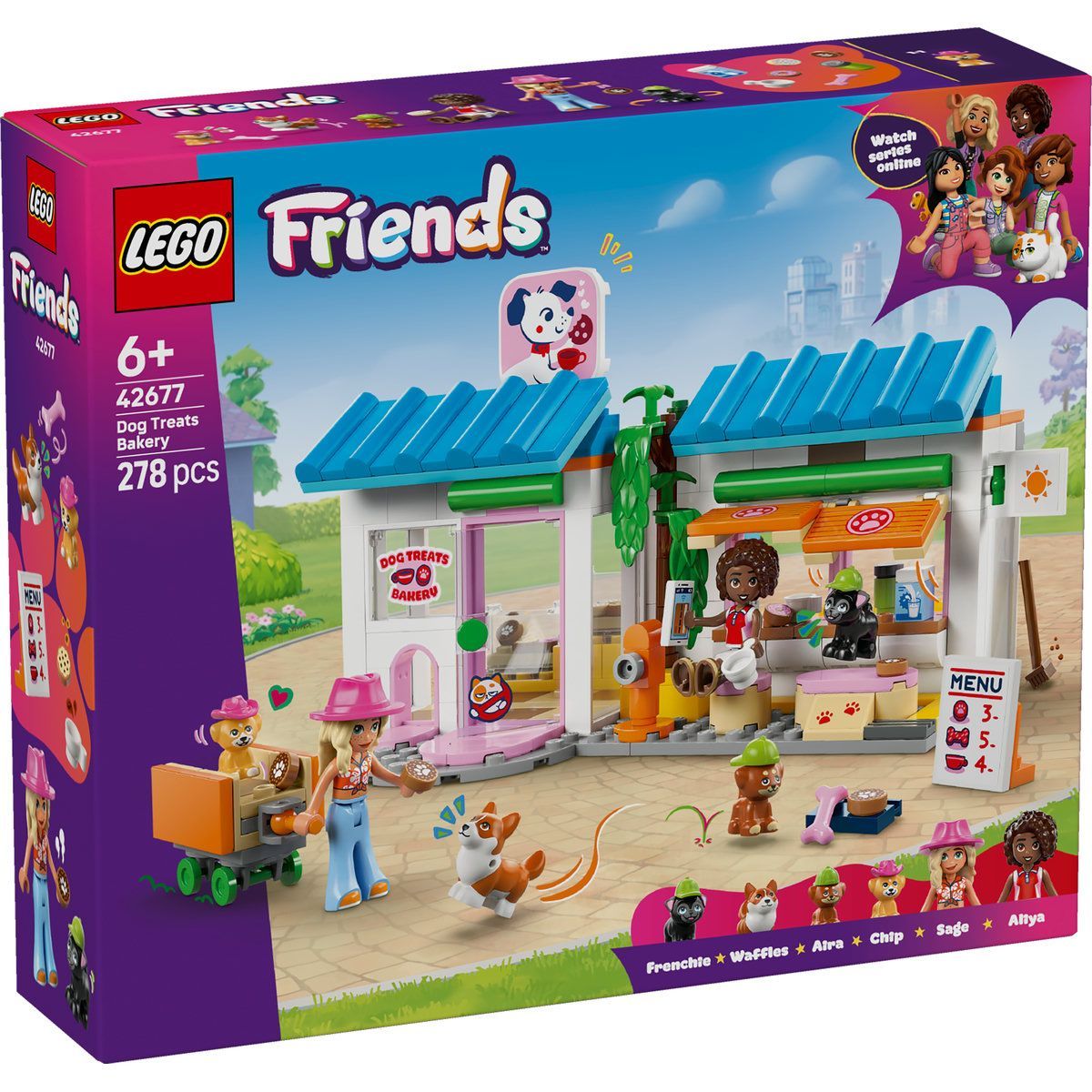LEGO FIRENDS BRUTARIE CU BUNATATI PENTRU CAINI 42677