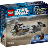 LEGO STAR WARS MOTOCICLETA RAPIDA A LUI MANDALORIAN SI GROGU 75436