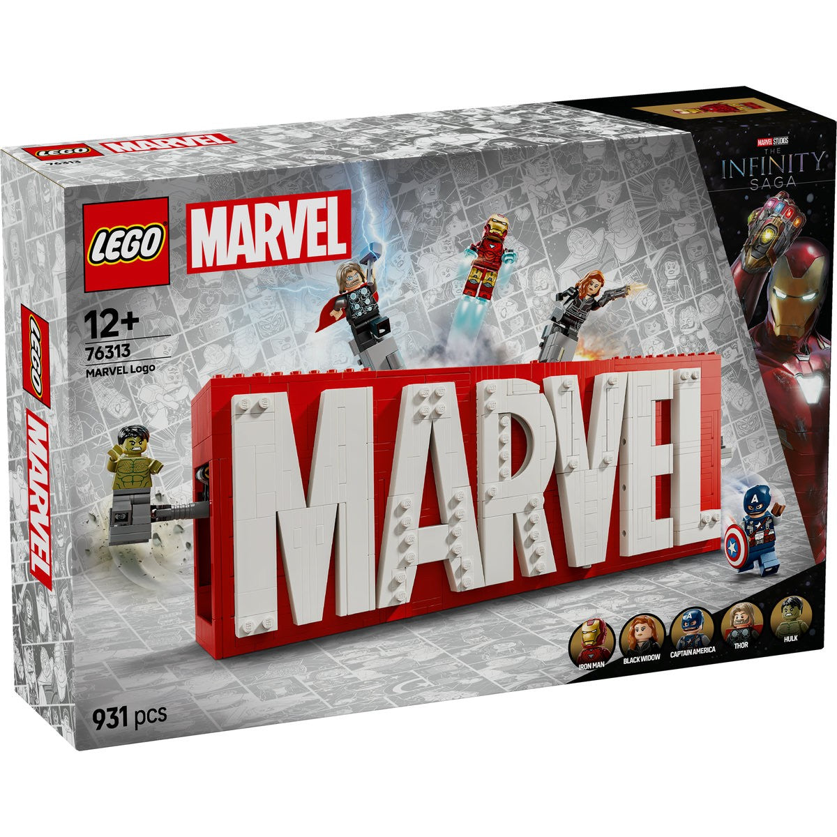 LEGO SUPER HEROES SIGLA SI MINIFIGURINE MARVEL 76313