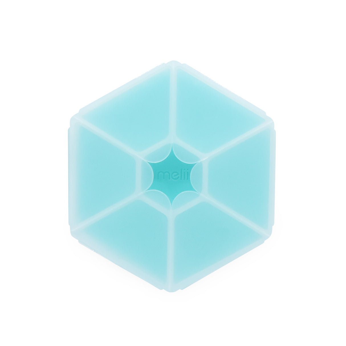 CUTIE SNACK HEXAGON SNACKLE 6 COMPARTMENTE, MELII, BLUE