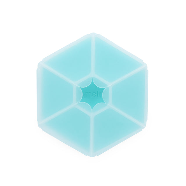 CUTIE SNACK HEXAGON SNACKLE 6 COMPARTMENTE, MELII, BLUE
