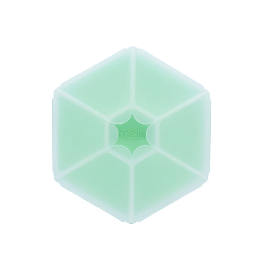 CUTIE SNACK HEXAGON SNACKLE 6 COMPARTMENTE, MELII, MINT