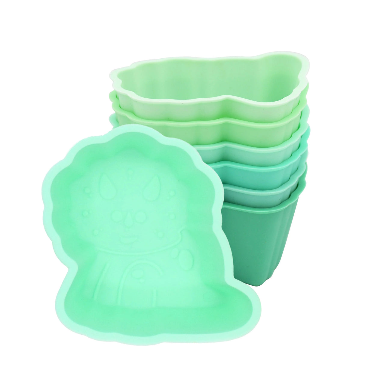 SET 6 FORME DE GATIT SILICON, MELII, MODEL DINOZAUR