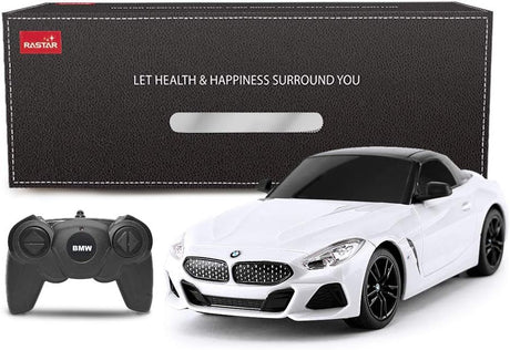 MASINA CU TELECOMANDA BMW Z4 ROADSTER ALB SCARA 1 LA 18