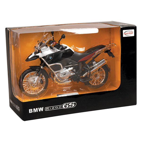 MOTOCICLETA METALICA  BMW RS1200 GS ROSU SCARA 1 LA 9