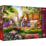 PUZZLE TREFL 1000 PREMIUM PLUS TEA TIME CASUTA DIN PADURE