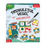 TRENULETUL VESEL NUMERE FORME CULORI