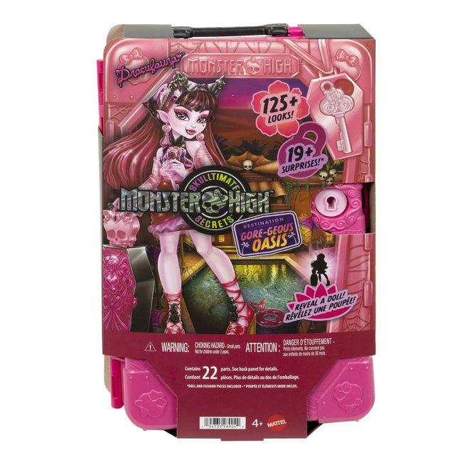 MONSTER HIGH SKULLTIMATE SECRETS PAPUSA DRACULAURA CU ACCESORII