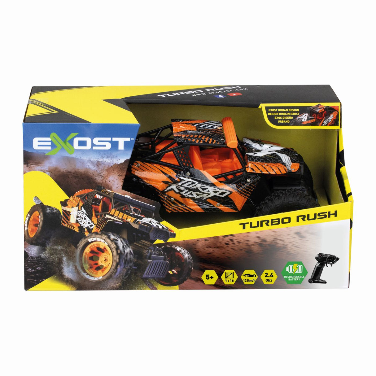 EXOST MASINA CU TELECOMANDA TURBO RUSH 2.4Ghz