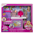 BARBIE MYSTERIES DETECTIVI PE PLAJA SET CABINA DE JOCURI SI PAPUSA BARBIE MALIBU CU ACCESORII