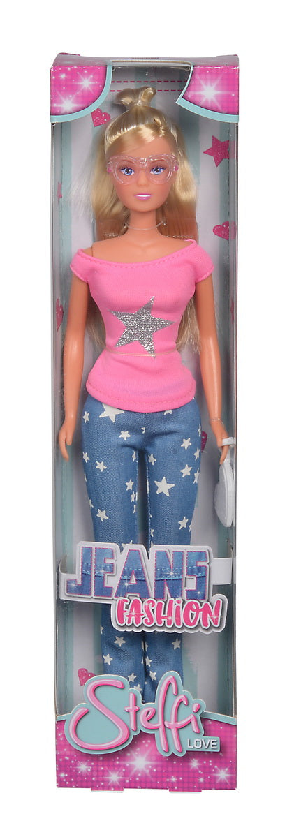 PAPUSA STEFFI JEANS FASHION CU BLUZA ROZ