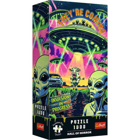 PUZZLE TREFL 1000 PREMIUM PLUS SALA GROAZEI OZN-URI
