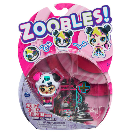 ZOOBLES Z-GIRLZ FIGURINA DE TRANSFORMARE FETITA CATELUSA