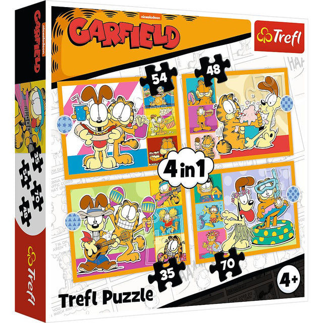 PUZZLE 4IN1 LUI GARFIELD II PLACE LASAGNA