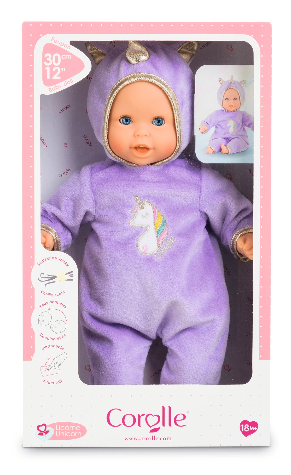COROLLE MPP BEBELUS CALIN UNICORN 30CM
