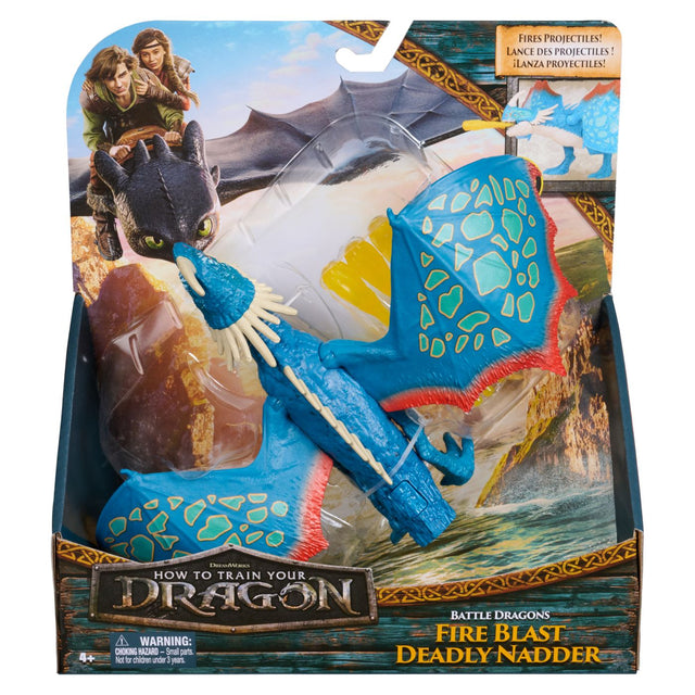 CUM SA ITI DRESEZI DRAGONUL LUPTA DRAGONILOR FIGURINA DRAGON DEADLY NADDER 26.5 CM