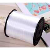 Panglica pentru Baloane, Vivimall, Rola de 200 de Metri, din Rafie, Alba - vivimall.ro