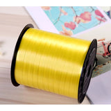 Panglica pentru Baloane, Vivimall, Rola de 200 de Metri, din Rafie, Aurie - vivimall.ro