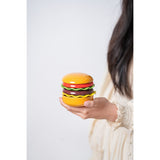 Set Farfurii Ceramice sub Forma de Burger, din Ceramica, pentru Sosuri si Gustari, Mini Farfurii Stivuibile, Multicolor - vivimall.ro