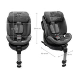 SCAUN AUTO KINDERKRAFT XRIDER 2 I-SIZE 40-150 CM GREY