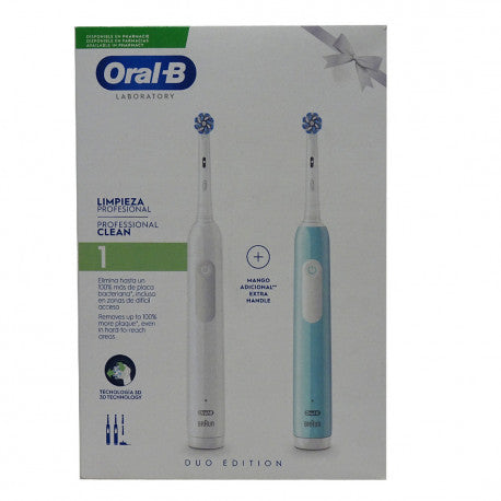 Periuță electrică Oral B Duo Edition 2 buc + 2 rezerve fresh clean