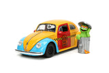 JADA MASINUTA METALICA SESAME STREET 1959 VW BEETLE  1:24