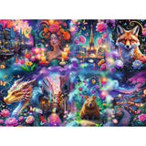 PUZZLE TREFL 8000 PREMIUM PLUS LUMEA COLORATA CU POSTER INCLUS